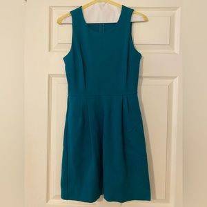 Madewell dress size XS teal casual dress work dress workwear